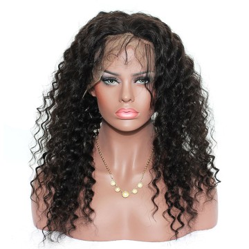 Remy Hair 360 Lace Frontal Deep Wave 100% Human Hair 
