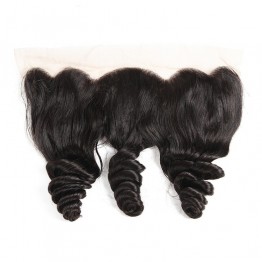 Remy Hair Lace Frontal Loose Wave 100% Human Hair 