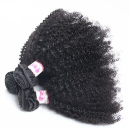 8A Remy Hair Afro Kinky Curly 100% Human Hair Bundles