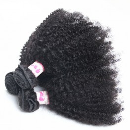6A Remy Hair Afro Kinky Curly 100% Human Hair Bundles