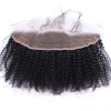 Remy Hair Lace Frontal Afro Kinky Curly 100% Human Hair 