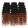 T1B-30 Ombre Brazilian Hair Deep Wave 100% Remy Human Hair Weave Bundles