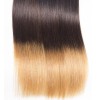T1B-4-27 Ombre Brazilian Hair Straight 100% Remy Human Hair Weave Bundles
