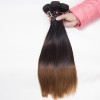 T1B-4-30 Ombre Brazilian Hair Straight 100% Remy Human Hair Weave Bundles