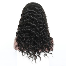 Full Lace Wig Loose Wave Remy Human Hair Pre-Plucked Wigs