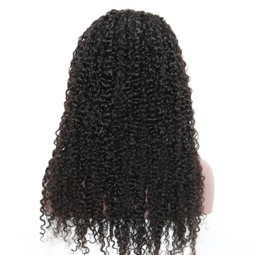 360 Lace Wig Kinky Curly Remy Human Hair Pre-Plucked Wigs