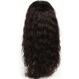 Full Lace Wig Water Wave Remy Human Hair Pre-Plucked Wigs